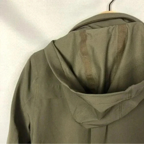 Garnet Hill High Low Pleated Light Brown Jacket XS - Picture 7 of 7